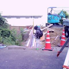 土木工事、外構工事の現場作業員募集！の画像