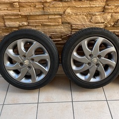 パレットSW リミテッドⅡ 専用色　ホイール&タイヤ　4本セットの画像