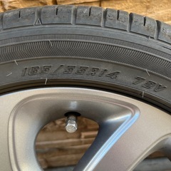 パレットSW リミテッドⅡ 専用色　ホイール&タイヤ　4本セットの画像