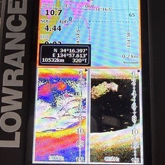 地図カード付属！GPS魚群探知機　ローランス　LOWRANCE　Elite-4 HDIL-I！振動子付き！日本語版正規品魚探！の画像