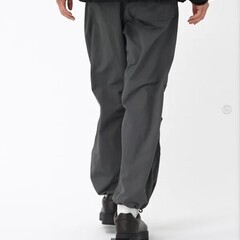 Sサイズ　パラシュートパンツ　GU グレーの画像