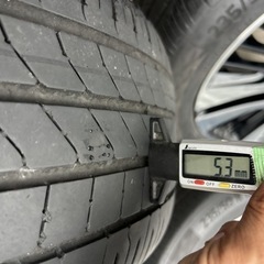 トヨタ アルファード ヴェルファイア 30系 後期 純正 18インチ アルミ　2022年 18X7.5JJ +45 PCD114.3 コンチネンタル　TC6 235/50R18 97Vの画像