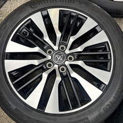 トヨタ アルファード ヴェルファイア 30系 後期 純正 18インチ アルミ　2022年 18X7.5JJ +45 PCD114.3 コンチネンタル　TC6 235/50R18 97Vの画像