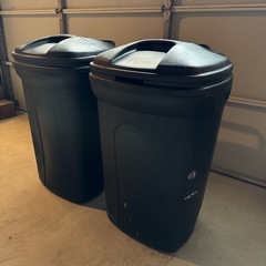 🉐2点セット　屋外用大容量ゴミ
箱の画像
