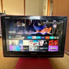 ジャンク　テレビ　　シャープ　19インチ
の画像