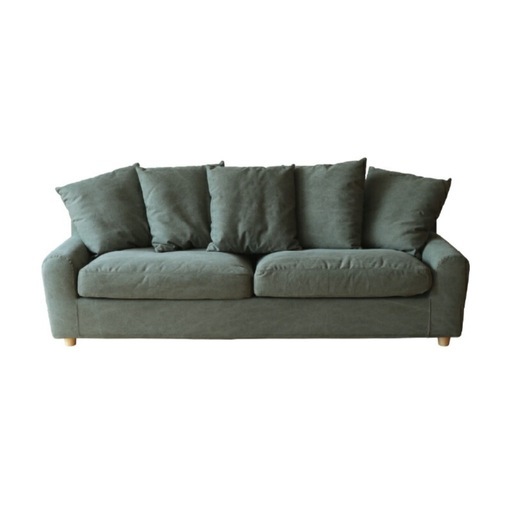 関家具　ヌガー　洗えるキャンバスソファ