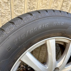 ❄️【美品】トヨタALPHARDアルフォード用 Ravrion RS0 アルミホイール＋GOODYEAR
スタッドレスタイヤセット 215/65R16 98Q❄️の画像