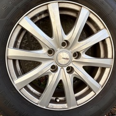 ❄️【美品】トヨタALPHARDアルフォード用 Ravrion RS0 アルミホイール＋GOODYEAR
スタッドレスタイヤセット 215/65R16 98Q❄️の画像