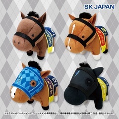サラブレッドコレクションなどの馬のぬいぐるみ