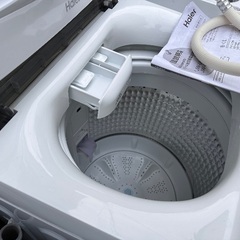 🟧洗濯機番号83 Haier 2022年製 4.5kg 大阪府内全域配達無料 設置動作確認込み 保管場所での引取は値引きしますの画像