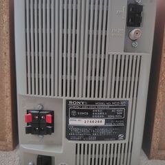 【中古】SONY ソニー☆ MD CD ミニコンポ☆本体 HCD-M3☆シルバー☆ スピーカーペア SS-CM3☆動作確認済の画像
