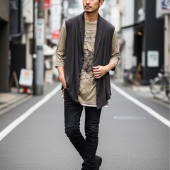 メンズ　服　5分袖Tシャツの画像