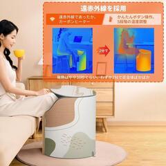 パネルヒーター 足元 急速加熱 75℃ 暖房器具 転倒安全装置 防寒対策の画像