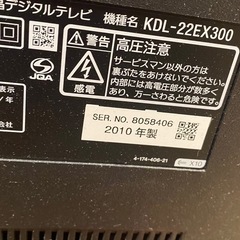 SONY TVの画像