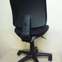 未使用/新品　組立サンプル保管品　昇降　チェア　オフィスチェア 昇降式 3D座面 スライド背もたれ コンパクト 学習チェア　キャスター付き　ブラックの画像