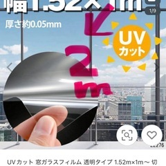 UVカットフィルムの画像