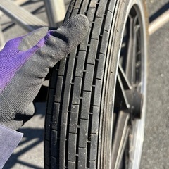 gn125フロントほいーホイールの画像