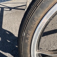 gn125フロントほいーホイールの画像