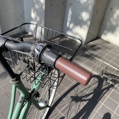 受付再開！自転車　27インチ　グリーンの画像