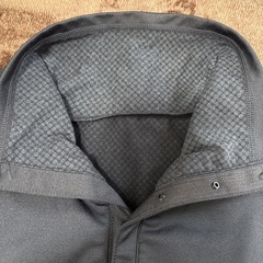 YOSA黒いハイネックリラクゼーションウェアセット　サイズLLの画像