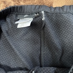 YOSA黒いハイネックリラクゼーションウェアセット　サイズLLの画像