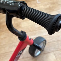 3歳前後〜　足けりバイク ENJOY RIDE  キックバイク バランスバイク 赤 の画像