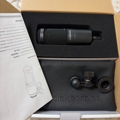 🎤 オーディオテクニカ AT2020 コンデンサーマイク 美品 箱あり PayPay可 ✨の画像