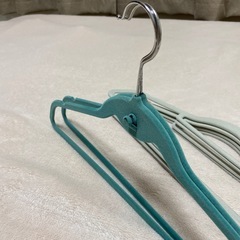 滑り止め素材ハンガー6本の画像