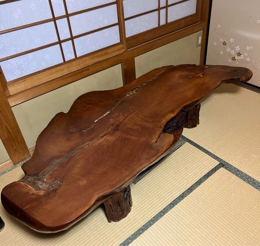 桜の木　テーブル