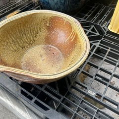 睡蓮鉢　蜂　大きめ　メダカ　金魚 直径40センチ 高さ17センチの画像