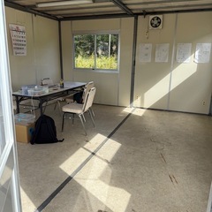 早い者勝ち　3連棟　折り畳み式スーパーハウス　3倍ハウス　プレハブの画像