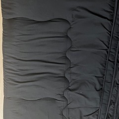 ダブルサイズマットレスandマットレス敷きの画像