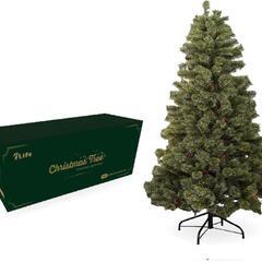 クリスマスツリー 150cm 松ぼっくり 高級 ヌードツリー おしゃれ 北欧の画像