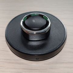 OURA Ring/オーラリング スマートリング Heritage Silver US7(14号相当) 充電器/箱付 【ケーブルなし】の画像