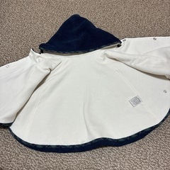 子供服　冬用ポンチョ　コート　50-80cmの画像