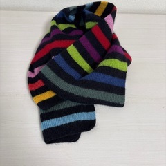 カラフル　ロングマフラーの画像