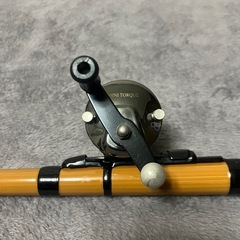 ワカサギ竿　竹龍　90cmと専用リールの画像