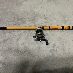 ワカサギ竿　竹龍　90cmと専用リールの画像