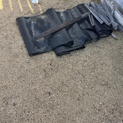 木　木材　ゴムマットの画像