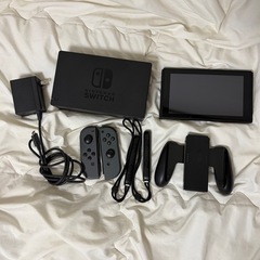 🎮 Nintendo Switch（通常モデル） グレー 美品 箱あり 付属品完備 PayPay可✨の画像