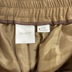 スカンツ　キャメル　Ｍの画像