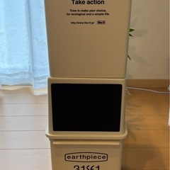 コンパクトな可愛いゴミ箱の画像