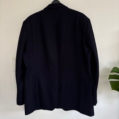 大分市 中学 標準服　ATHLETE SLIM ネイビー ブレザー 180B ロイヤルの画像