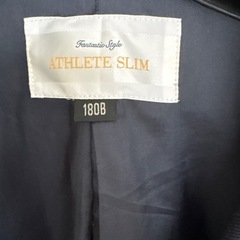 大分市 中学 標準服　ATHLETE SLIM ネイビー ブレザー 180B ロイヤルの画像