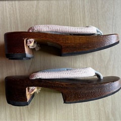 高級桐下駄　レディースの画像