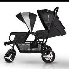 二人乗りベビーカーの画像