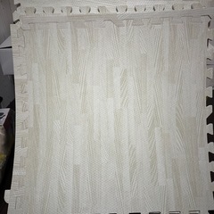 【購入者決定】大判ジョイントマット 木目 ホワイト 16枚セット 約３帖用の画像