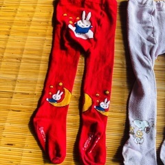女児タイツ3点セット　サイズ85の画像