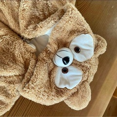 ダッフィー風 着ぐるみ コスチューム ロンパース 90cmの画像