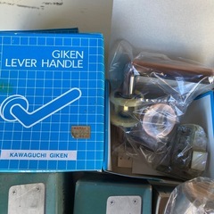 レバーハンドル、ドアノブなど，未使用品の画像